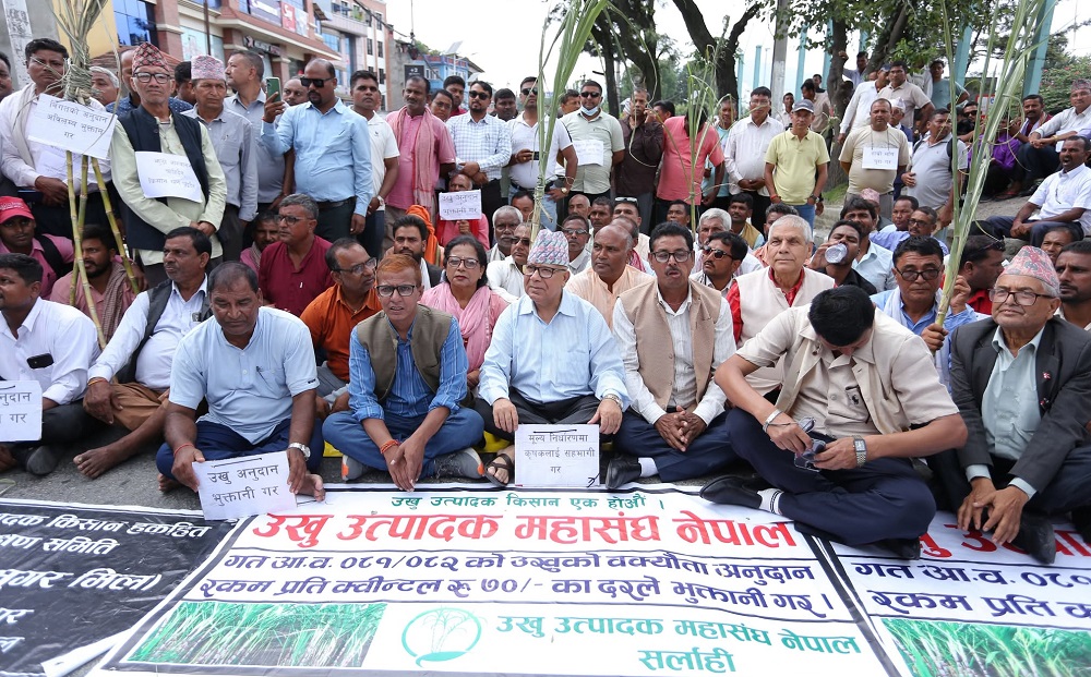 उखु किसानलाई अनुदान रकम अविलम्ब भुक्तानी गर्नुपर्छः अध्यक्ष नेपाल