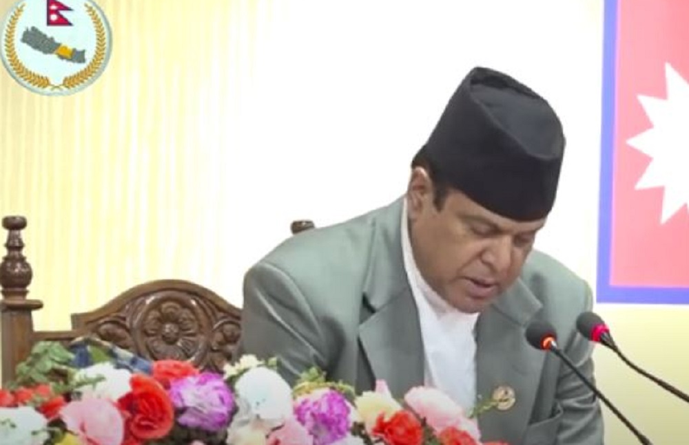 बागमतीका सभामुख पाठकले दिए राजीनामा
