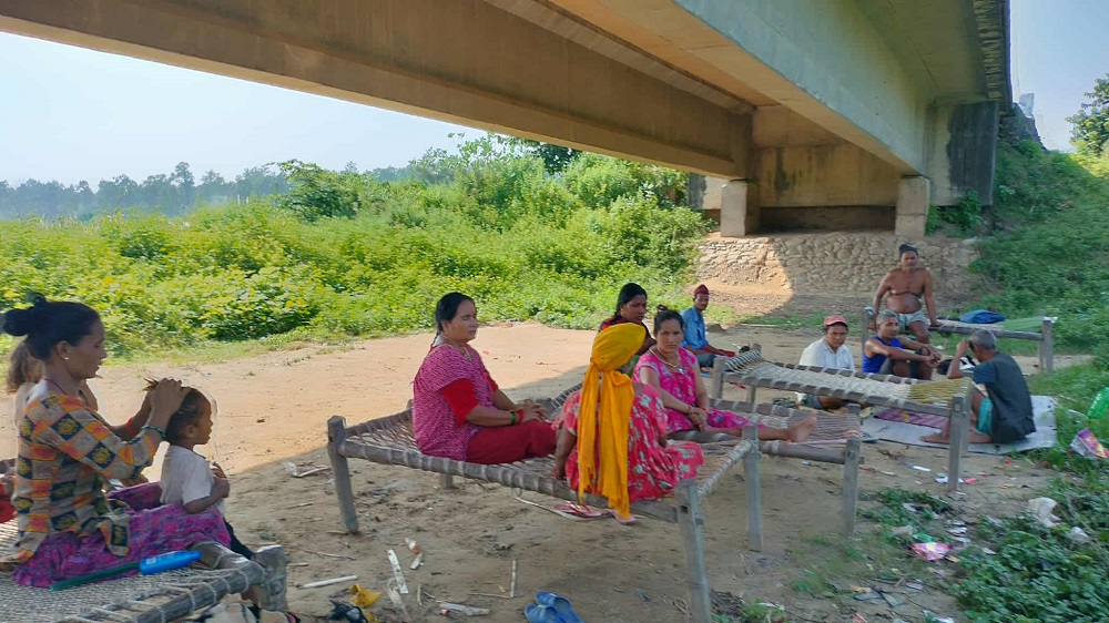 वनहरा शिविरका भूमिहीनलाई छोएन दशैँको रौनकले