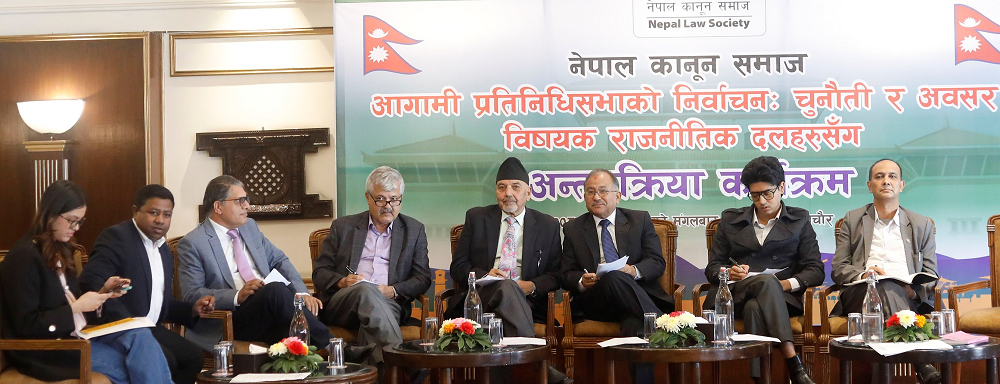 निर्वाचनले संविधान र जनताको भविष्यको जिम्मेवारी लिनुपर्छ : पूर्वप्रधानन्यायाधीश श्रेष्ठ