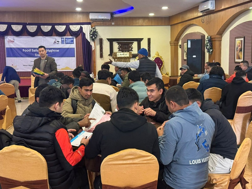दिगो पर्यटन प्रवर्द्धनका लागि काठमाडौँमा खाद्य सुरक्षा तथा स्वच्छता तालिम सुरु