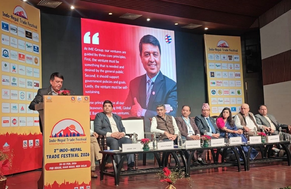 इन्डो–नेपाल व्यापार महोत्सव, नेपाल–भारत आर्थिक सहकार्यलाई थप सहज एवं परिणाममुखी बनाउनुपर्नेमा जोड